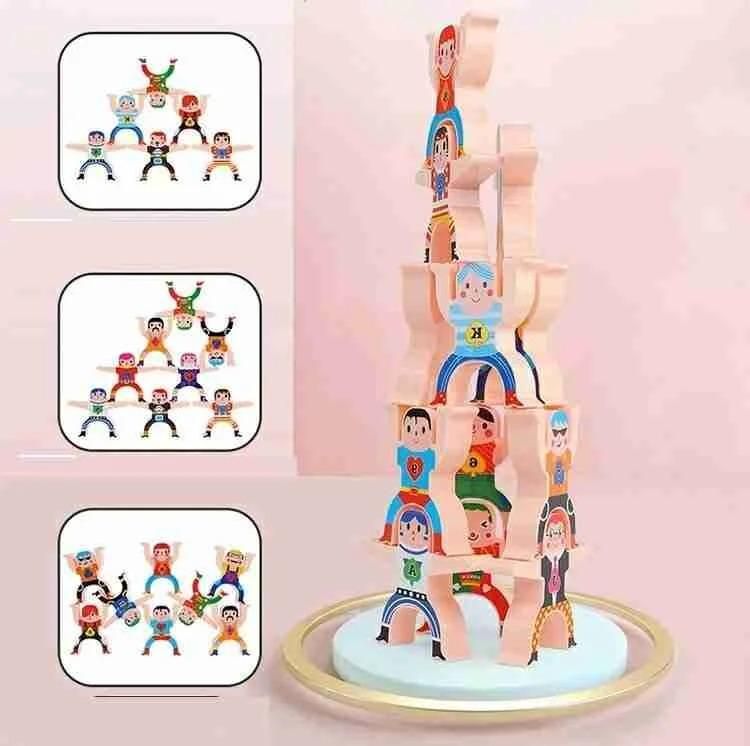 Hercules Wooden Jenga  Balancing Toy